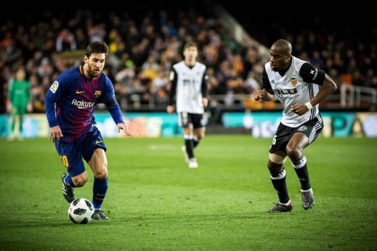 Lionel Messi in Barcelona v Valencia