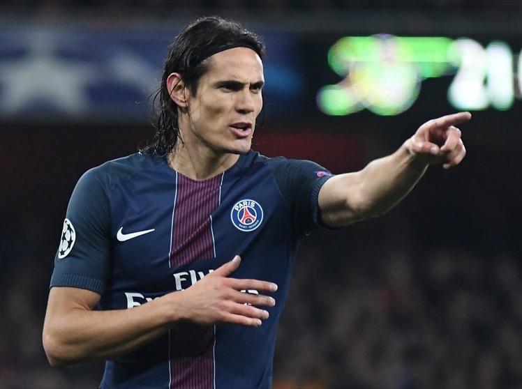 Cavani of PSG