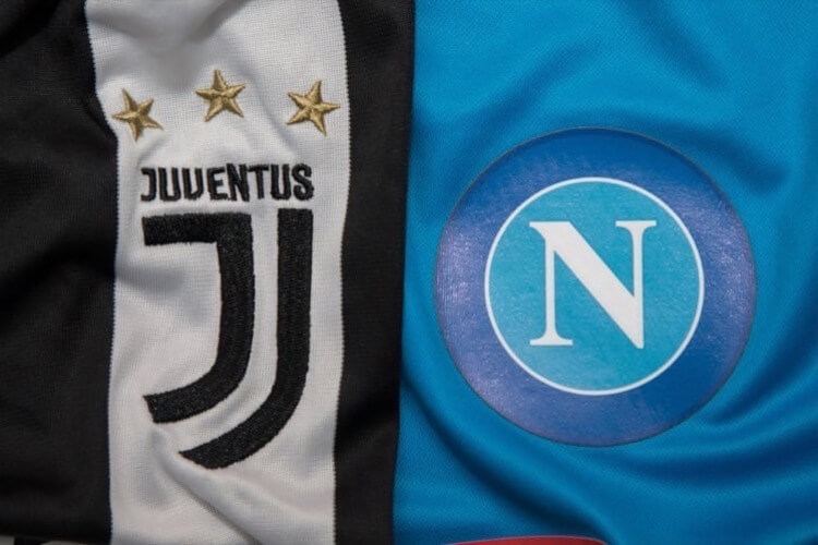 Juventus Napoli shirts