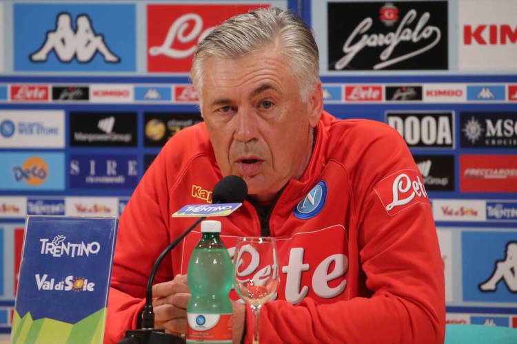 Carlo Ancelotti of Napoli