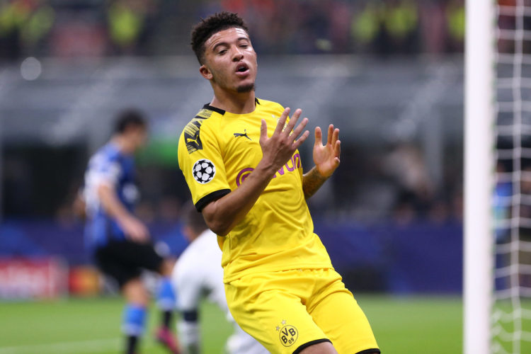 Jadon Sancho of Borussia Dortmund