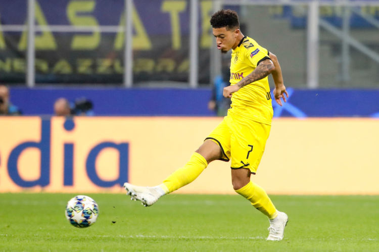 Jadon Sancho of Borussia Dortmund