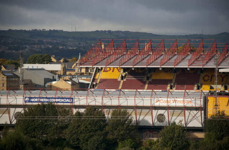 Valley Parade Football Ground, home of Bradford City