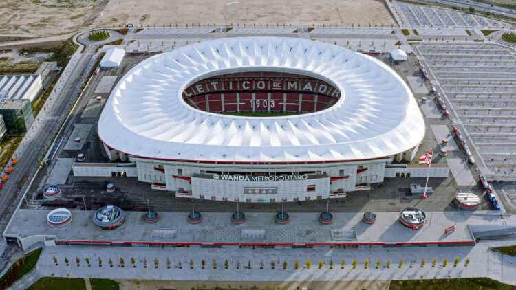 Wanda Metropolitano stadium, home of Atlético Madrid