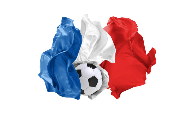Football and French Flag