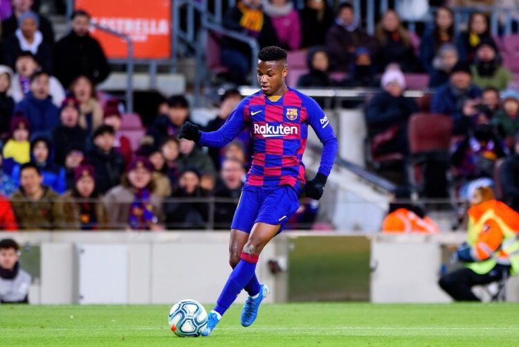 Ansu Fati of FC Barcelona