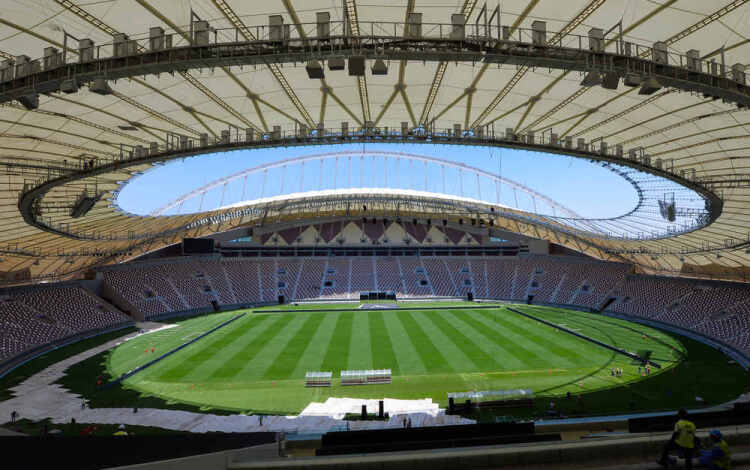 Khalifa International Stadium in Doha, Qatar