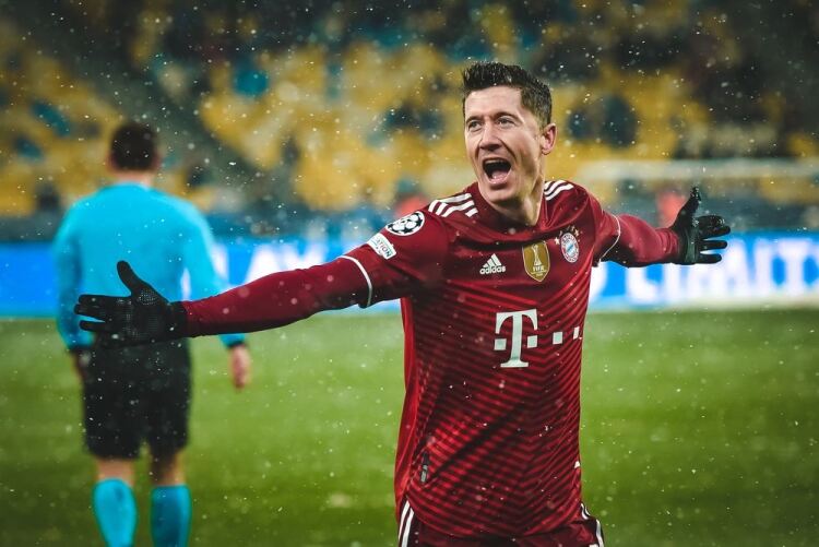  Robert Lewandowsk of Bayern Munich