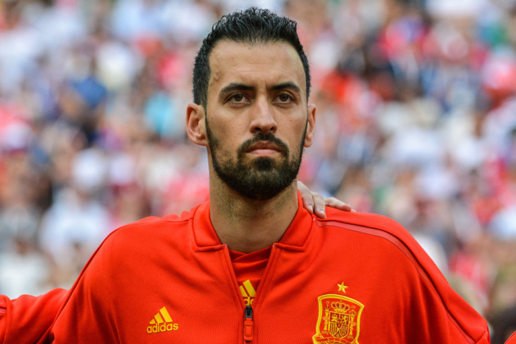 Sergio Busquets of Spain