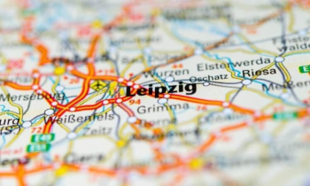 Leipzig on map