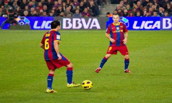Iniesta & Xavi of Barcelona