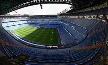 Santiago Bernabeu, home stadium of Real Madrid