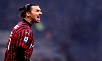 Zlatan Ibrahimovic of AC Milan