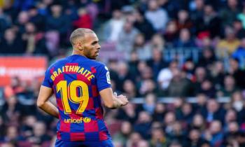 Martin Braithwaite of Barcelona