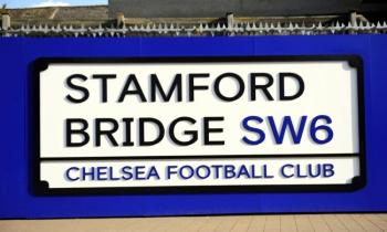 Chelsea FC, Stamford Bridge SW6 street sign