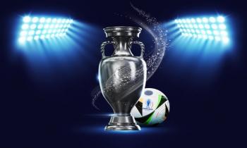 Euro 2024 Trophy & Ball.